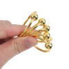 Banoch Glansring Veronica Ø 25 mm goudkleurige metalen eikelring cockring (5)