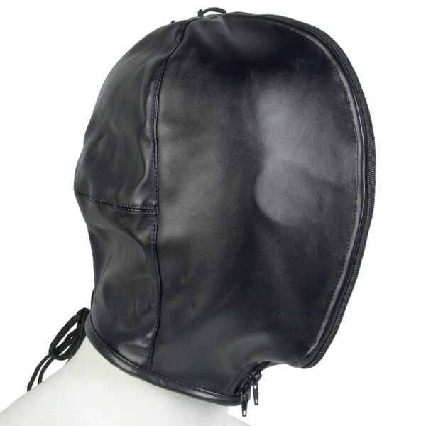 Banoch Masker Close Up zwart imitatie leer Bondage (3) Banoch Masker Close Up zwart imitatie leer Bondage (3)