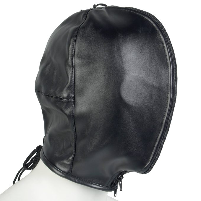Banoch Masker Close Up zwart imitatie leer Bondage (3) Banoch Masker Close Up zwart imitatie leer Bondage (3)