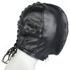 Banoch Masker Close Up zwart imitatie leer Bondage (4) Banoch Masker Close Up zwart imitatie leer Bondage (4)