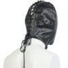 Banoch Masker Close Up zwart imitatie leer Bondage (5) Banoch Masker Close Up zwart imitatie leer Bondage (5)
