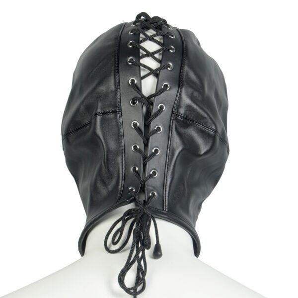 Banoch Masker Close Up zwart imitatie leer Bondage (6) Banoch Masker Close Up zwart imitatie leer Bondage (6)