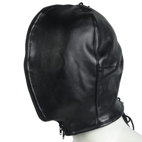 Banoch Masker Close Up zwart imitatie leer Bondage (8) Banoch Masker Close Up zwart imitatie leer Bondage (8)