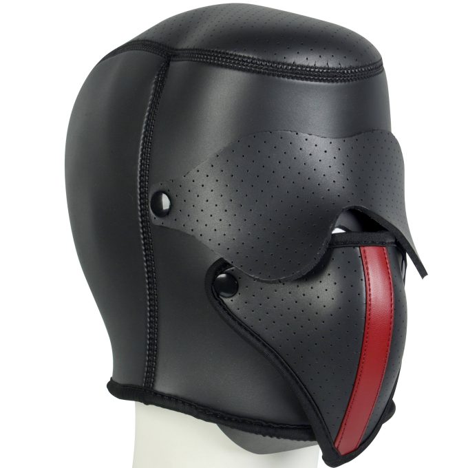 Banoch Masker Cobra neopreen afneembaar oog & mondmasker bondage (13)