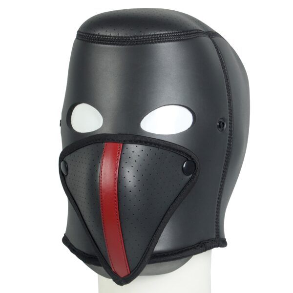 Banoch Masker Cobra neopreen afneembaar oog & mondmasker bondage (18)