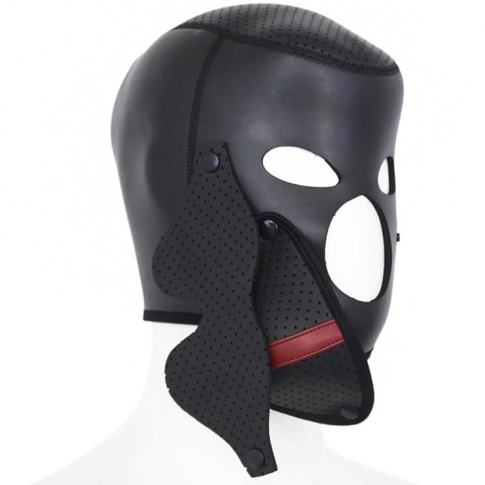 Banoch Masker Cobra neopreen afneembaar oog & mondmasker bondage (7)