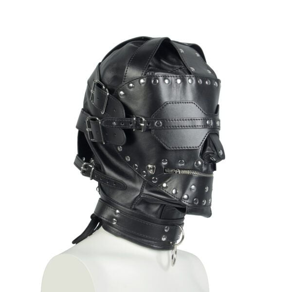 Banoch Masker Igor Zwart imitatie leer bondage (15)