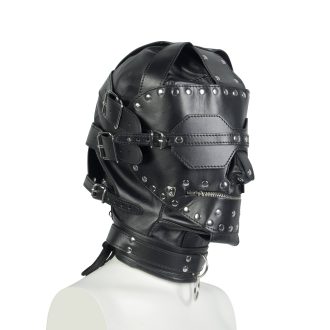 Banoch Masker Igor Zwart imitatie leer bondage (15)