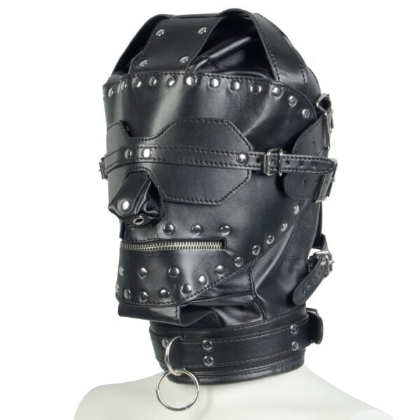 Banoch Masker Igor Zwart imitatie leer bondage (2)
