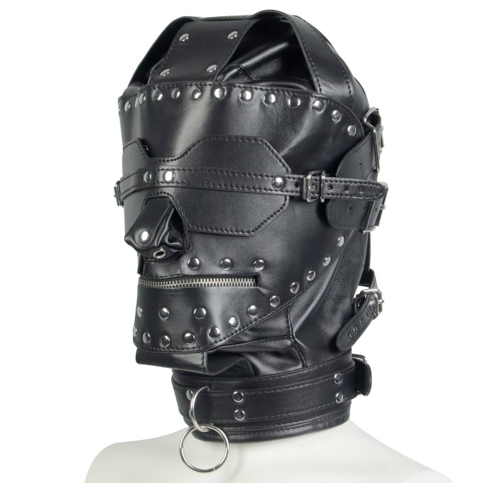 Banoch Masker Igor Zwart imitatie leer bondage (2) Banoch Masker Igor Zwart imitatie leer bondage (2)