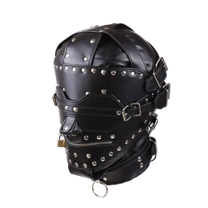Banoch Masker Igor Zwart imitatie leer bondage (8) Banoch Masker Igor Zwart imitatie leer bondage (8)