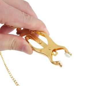 Banoch Pinces de M. Tepelklemmen aan ketting goudkleur