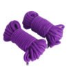 Banoch bondage touw paars 2 x 10 meter katoen zonder kern zacht (4) Banoch bondage touw paars 2 x 10 meter katoen zonder kern zacht (4)