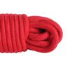 Banoch bondage touw rood 2 x 10 meter katoen zonder kern zacht (7)
