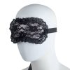 Banoch lace blinddoek kanten erotiek oogmasker met lint   roze (1)