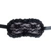 Banoch lace blinddoek kanten erotiek oogmasker met lint   roze (3)