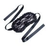 Banoch lace blinddoek kanten erotiek oogmasker met lint   roze (4)