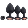 Banoch   Buttplug Penumbra Amber Set   Siliconen buttplug Zwart   kristal   Amber film (2)
