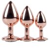 Banoch Buttplug set van metaal Aurora   rose goud wit (4)