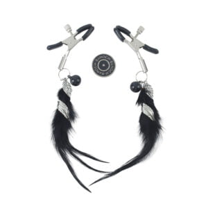 Banoch Tepelklemmen verstelbaar met zwarte veer en bellletje   film (3)