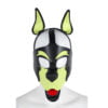 Banoch Masker Doggy pointy geel imitatie leer Bondage Puppy Play (1)