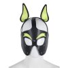 Banoch Masker Doggy pointy geel imitatie leer Bondage Puppy Play (10)