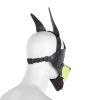 Banoch Masker Doggy pointy geel imitatie leer Bondage Puppy Play (4)