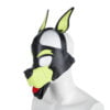 Banoch Masker Doggy pointy geel imitatie leer Bondage Puppy Play (8)