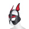 Banoch Masker Doggy pointy rood imitatie leer Bondage Puppy Play (10) Banoch Masker Doggy pointy rood imitatie leer Bondage Puppy Play (10)