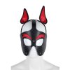 Banoch Masker Doggy pointy rood imitatie leer Bondage Puppy Play (11) Banoch Masker Doggy pointy rood imitatie leer Bondage Puppy Play (11)
