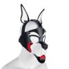 Banoch Masker Doggy pointy wit imitatie leer Bondage Puppy Play (2) Banoch Masker Doggy pointy wit imitatie leer Bondage Puppy Play (2)