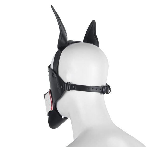 Banoch Masker Doggy pointy wit imitatie leer Bondage Puppy Play (6) Banoch Masker Doggy pointy wit imitatie leer Bondage Puppy Play (6)