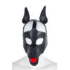 Banoch Masker Doggy pointy zwart imitatie leer Bondage Puppy Play (1)