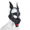 Banoch Masker Doggy pointy zwart imitatie leer Bondage Puppy Play (2)