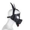 Banoch Masker Doggy pointy zwart imitatie leer Bondage Puppy Play (3)