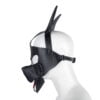 Banoch Masker Doggy pointy zwart imitatie leer Bondage Puppy Play (7)