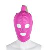 Banoch Masker Pony Tail roze imitatie leer Bondage (2)