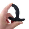 Banoch Buttplug set gebogen zwart siliconen (9)