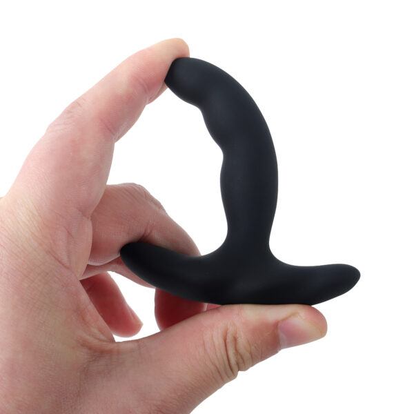 Banoch Buttplug set gebogen zwart siliconen (9)