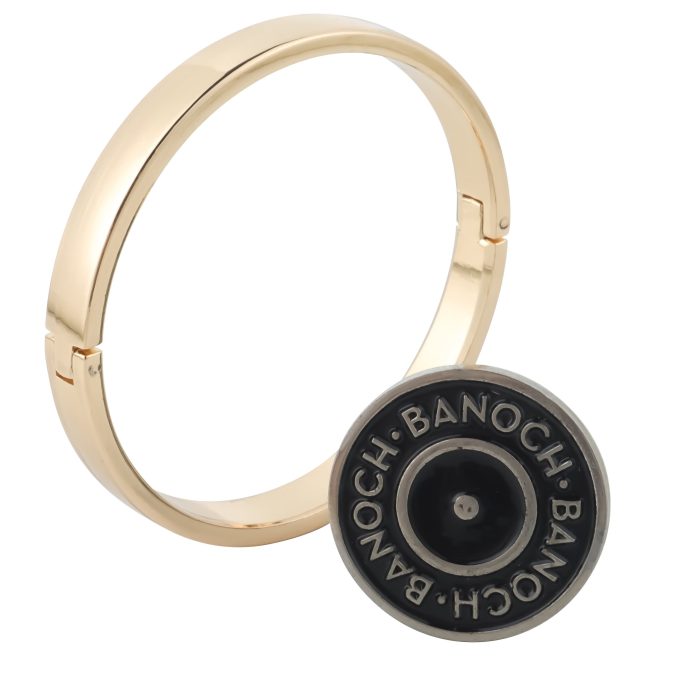 Banoch Cockring klap Metaal cockring staand met banoch pin