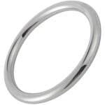 Banoch Cockring rond metaal 6 mm dik eikelring (11)