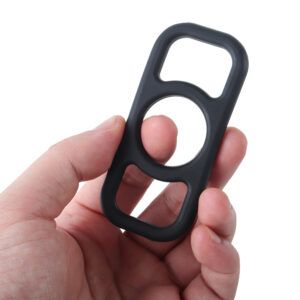 Banoch Cockring set van zwart siliconen 4 delig (10)