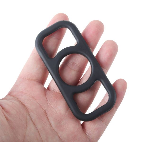 Banoch Cockring set van zwart siliconen 4 delig (11)