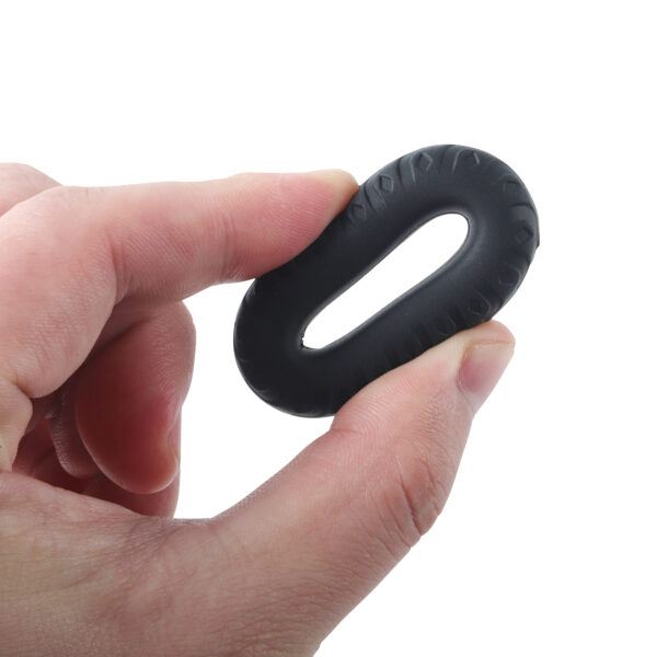 Banoch Cockring set van zwart siliconen 4 delig (14)