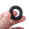 Banoch Cockring set van zwart siliconen 4 delig (6)
