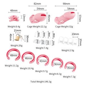 Banoch cockcage siliconen basic afmetingen