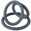 Banoch cockring trio   classic set grijs siliconen Ø 354555 mm (7) Banoch cockring trio   classic set grijs siliconen Ø 354555 mm (7)