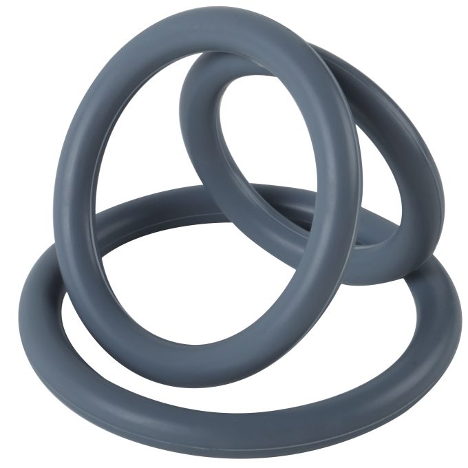 Banoch cockring trio   classic set grijs siliconen Ø 354555 mm (7)
