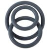 Banoch cockring trio   classic set grijs siliconen Ø 354555 mm (8) Banoch cockring trio   classic set grijs siliconen Ø 354555 mm (8)