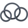 Banoch cockring trio   classic set grijs siliconen Ø 354555 mm (9)